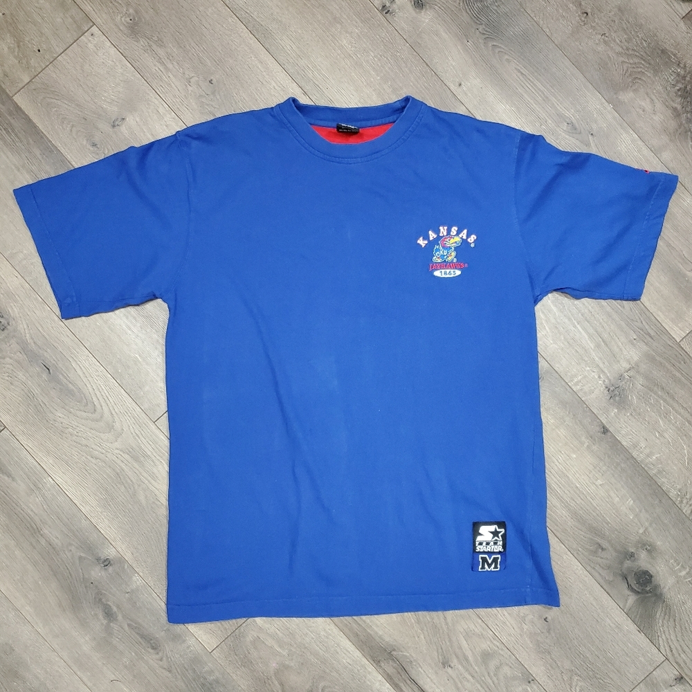 Vintage Team STARTER Kansas Jayhawks Tshirt